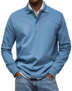 LUXURY LONG-SLEEVED POLO