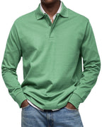LUXURY LONG-SLEEVED POLO