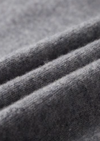 PURE EXTRA-FINE MERINO WOOL TWO-TONE ZIP CARDIGAN