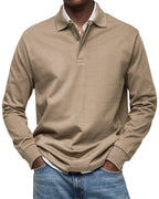 LUXURY LONG-SLEEVED POLO