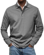 LUXURY LONG-SLEEVED POLO