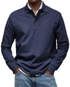 LUXURY LONG-SLEEVED POLO