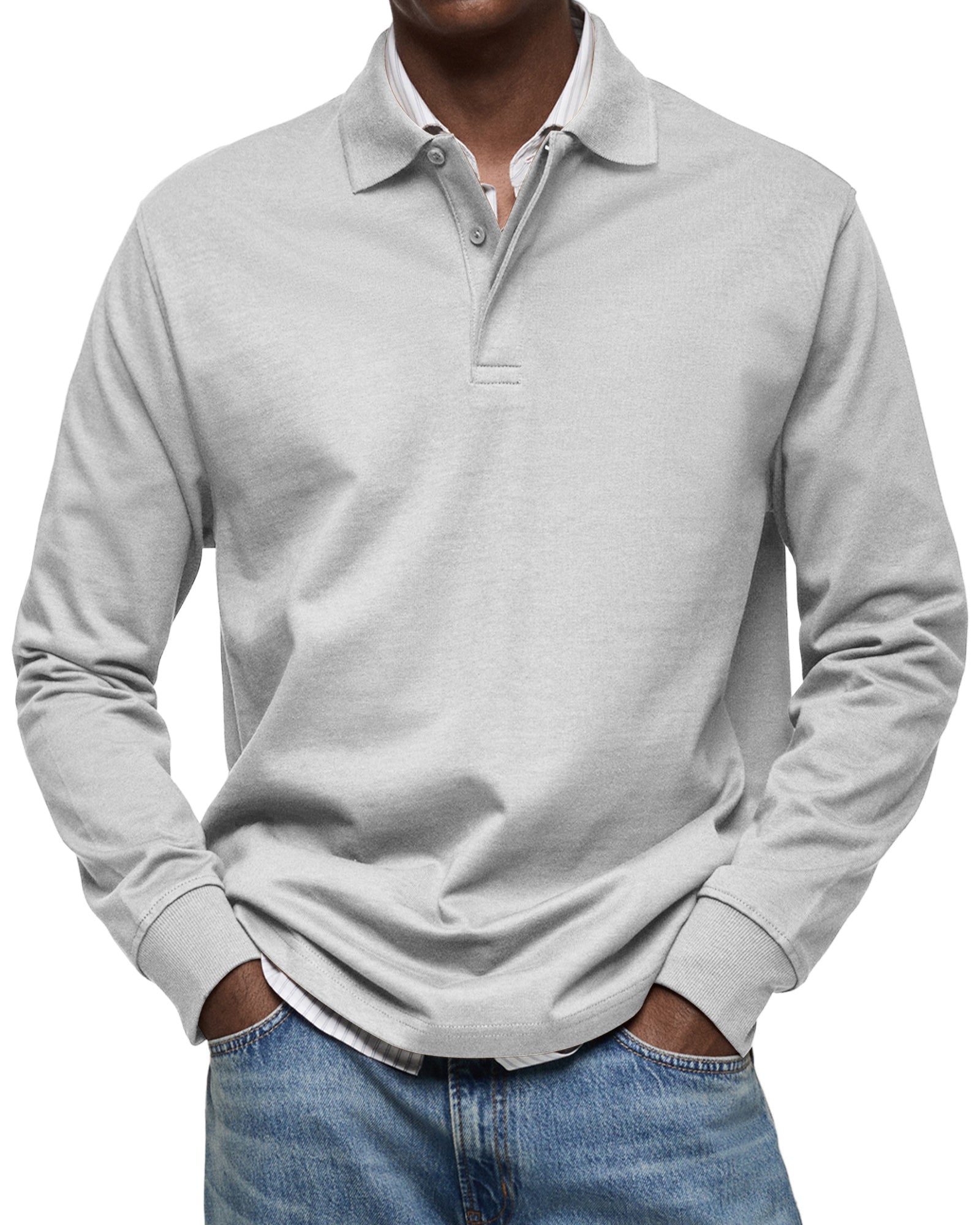 LUXURY LONG-SLEEVED POLO