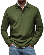 LUXURY LONG-SLEEVED POLO