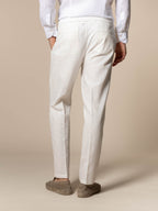 ECRU LINEN SEASIDE PANTS