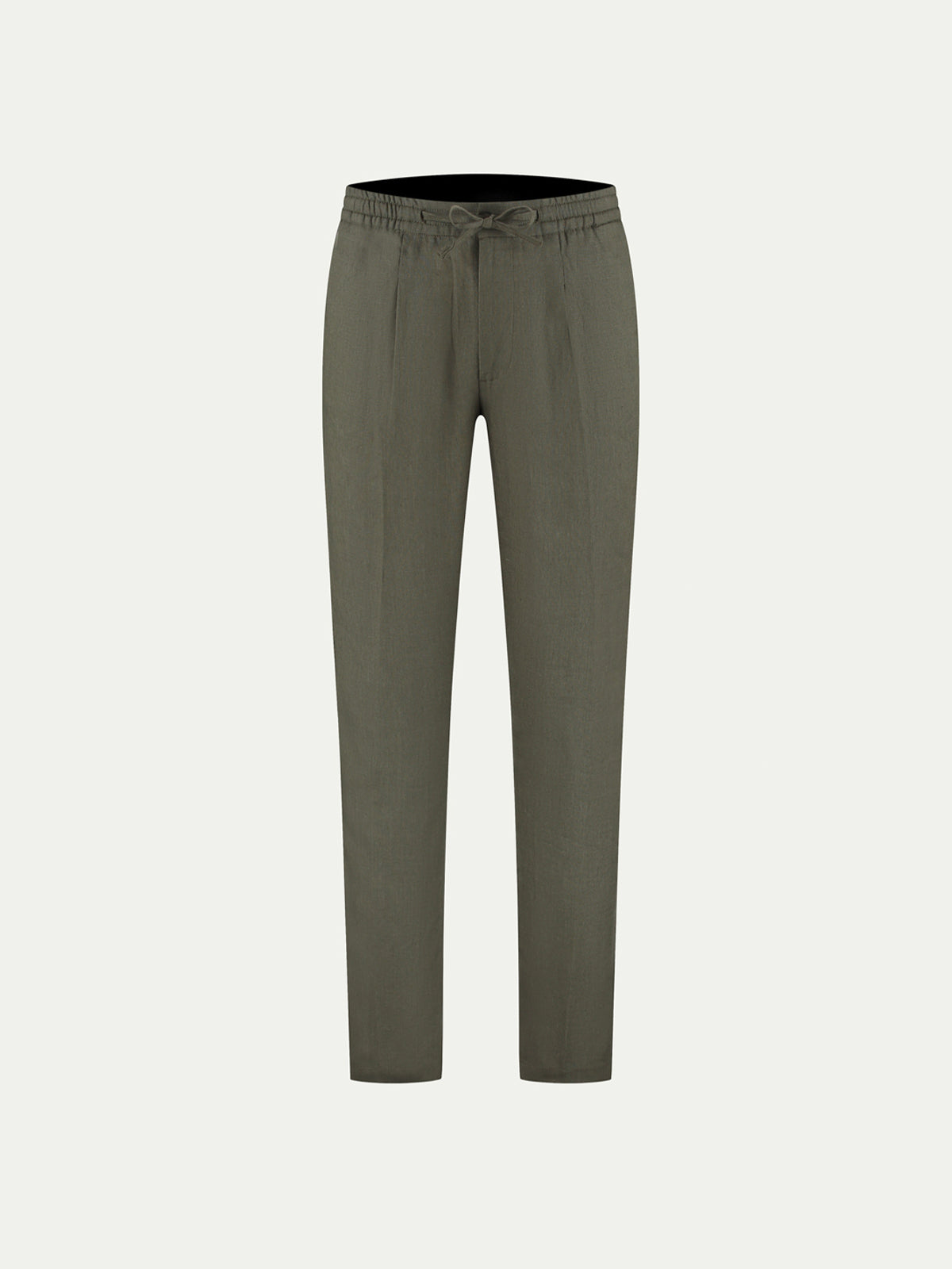 OLIVE LINEN SEASIDE PANTS