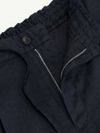 NAVY LINEN SEASIDE PANTS