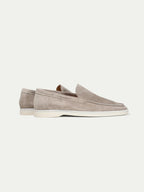 LIGHT GRAY MONTOCOUR SUEDE LOAFER