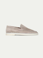 LIGHT GRAY MONTOCOUR SUEDE LOAFER
