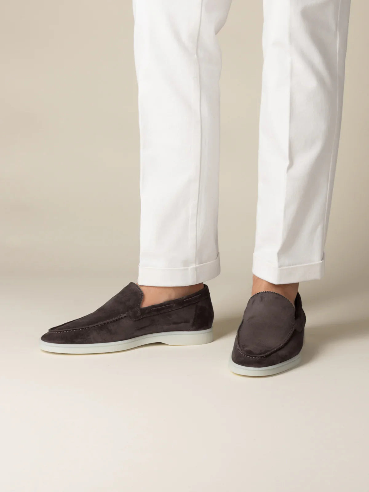 BROWN MONTOCOUR SUEDE LOAFER