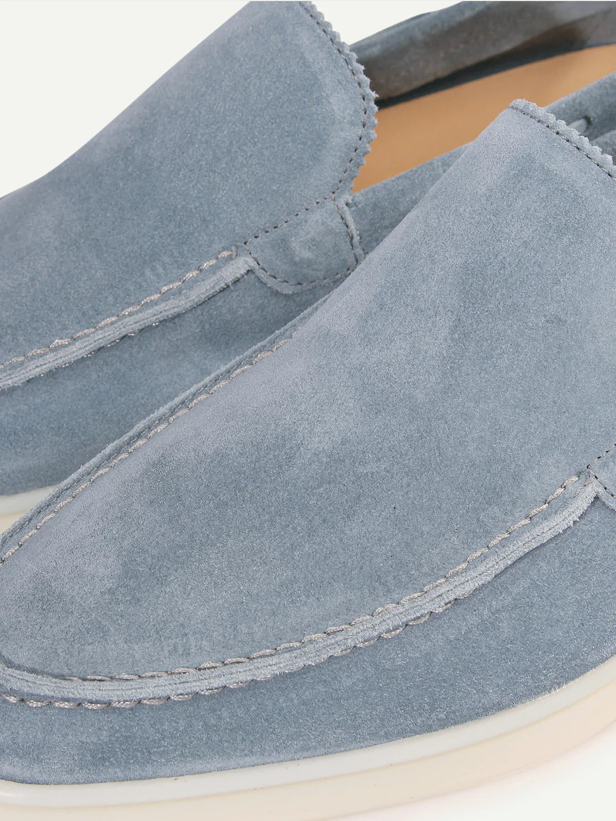 BABY BLUE MONTOCOUR SUEDE LOAFER
