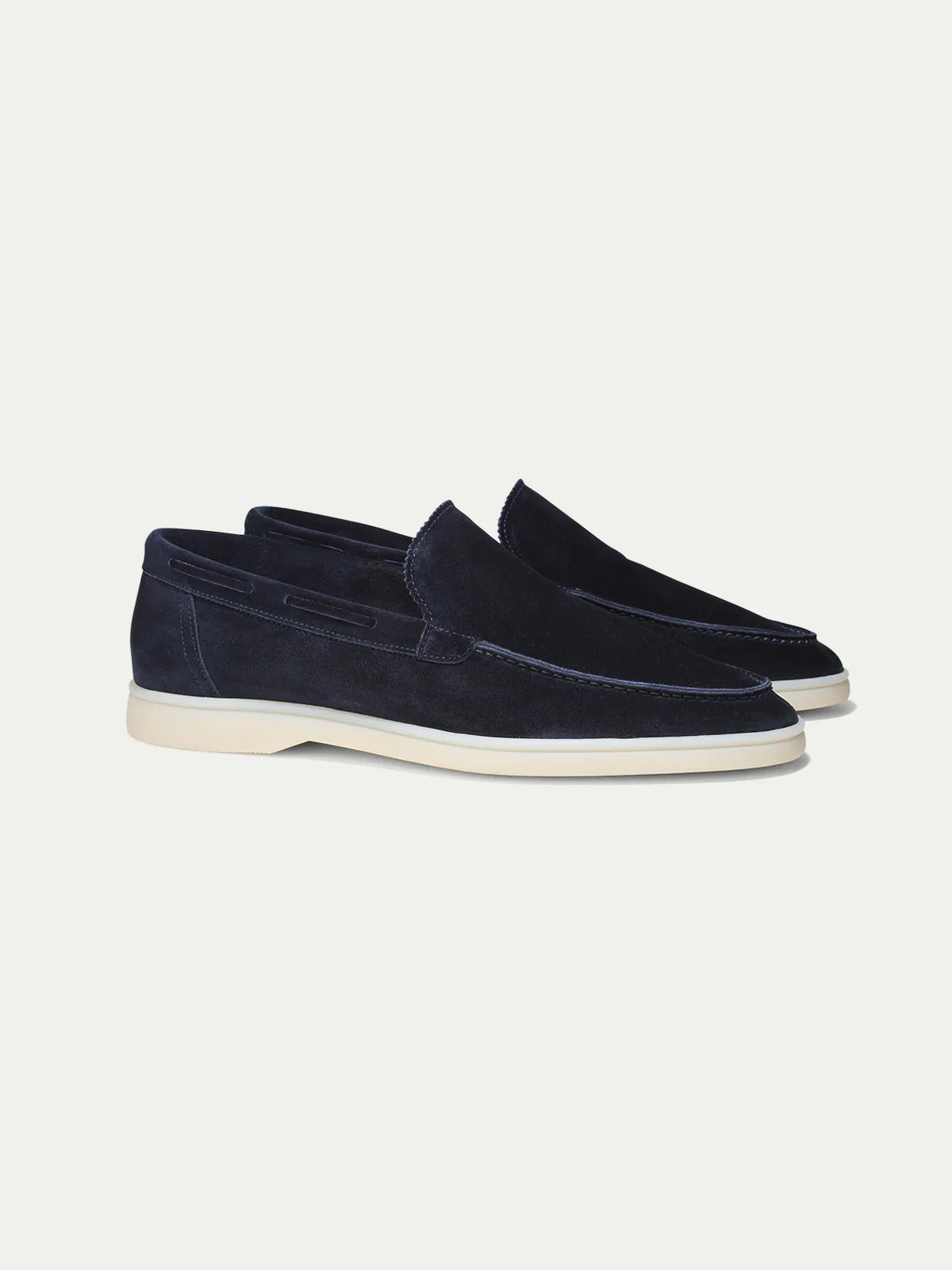 NAVY BLUE MONTOCOUR SUEDE LOAFER