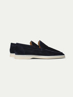 NAVY BLUE MONTOCOUR SUEDE LOAFER
