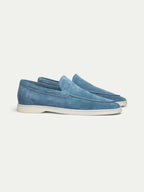 OCEAN BLUE MONTOCOUR SUEDE LOAFER