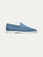 OCEAN BLUE MONTOCOUR SUEDE LOAFER