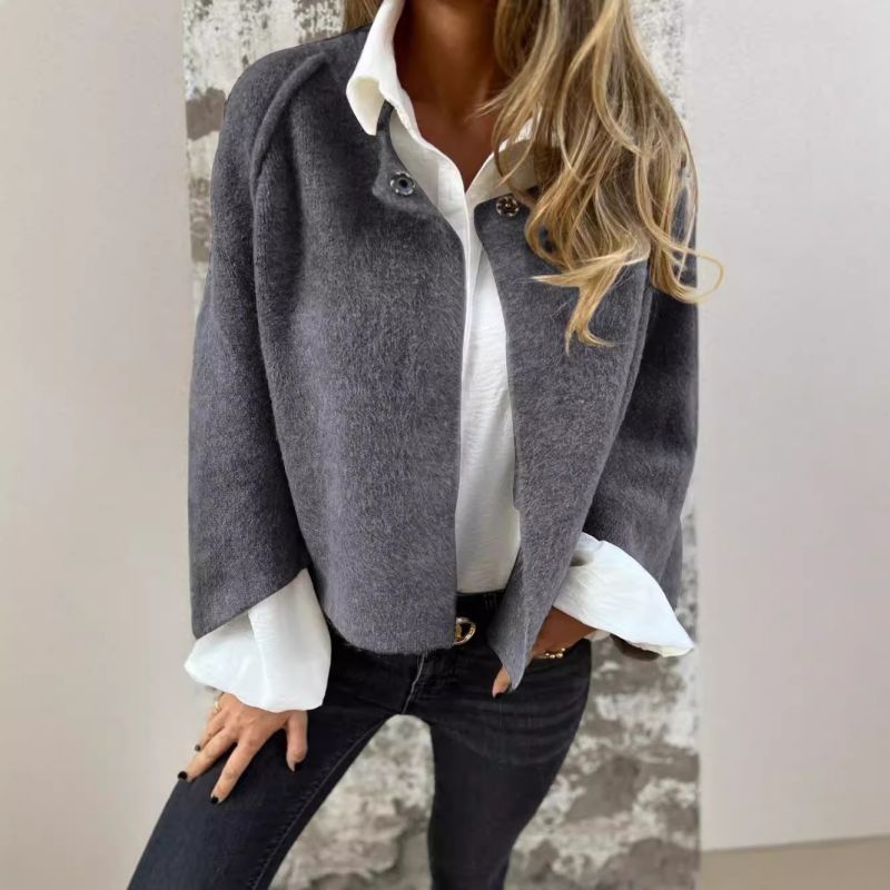ELISE™ – SHORT JACKET WITH CHIC FLARED SLEEVES