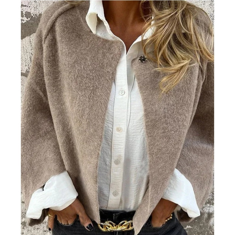 ELISE™ – SHORT JACKET WITH CHIC FLARED SLEEVES