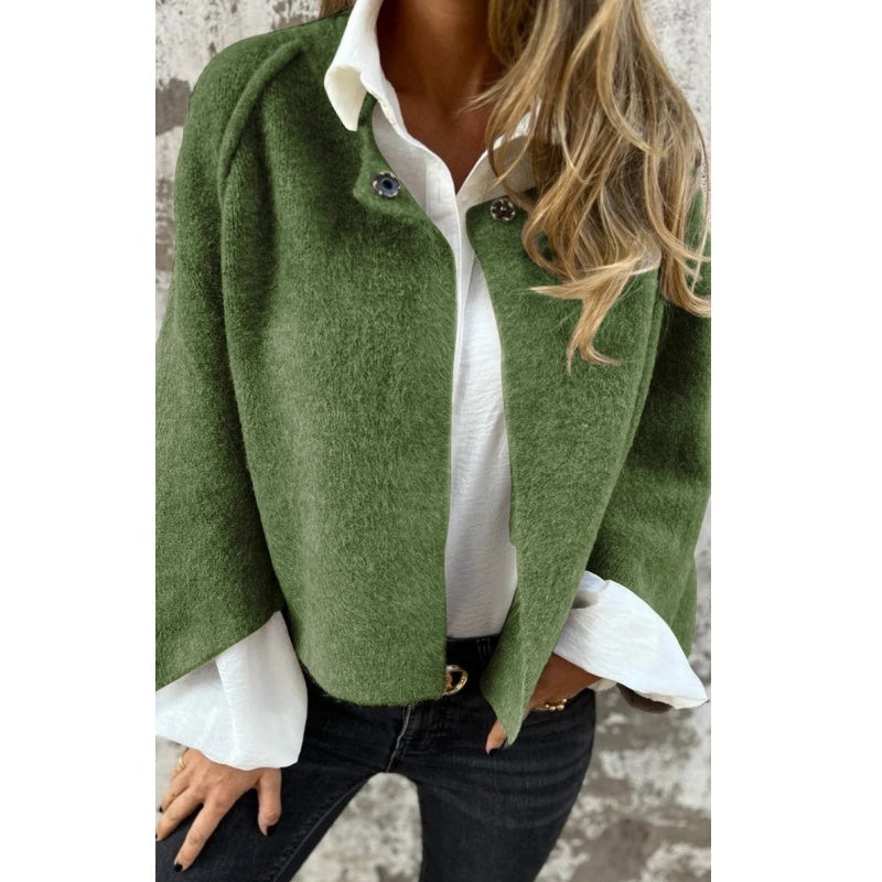 ELISE™ – SHORT JACKET WITH CHIC FLARED SLEEVES
