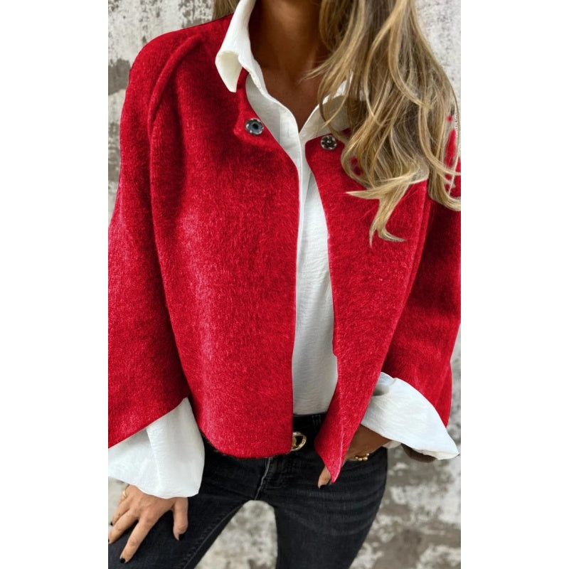 ELISE™ – SHORT JACKET WITH CHIC FLARED SLEEVES